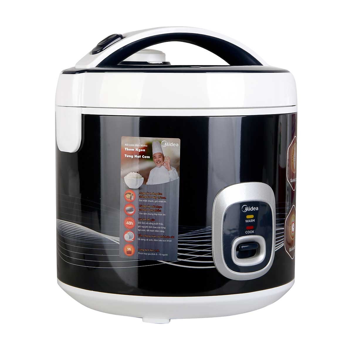 Nồi cơm điện Midea 1.8L MR-CM1826